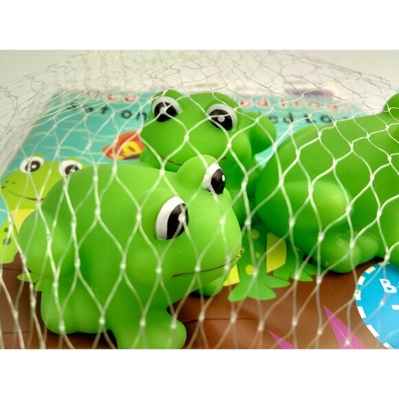 Bath Time Fun Three Speckled Frogs Waterproof Book 3 Squirty Toys Squirt Frog 0+ - Picture 10 of 16